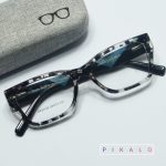 Bold square eyeglasses for women